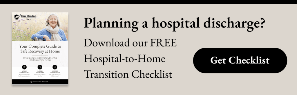 Banner for post hospital care ebook download